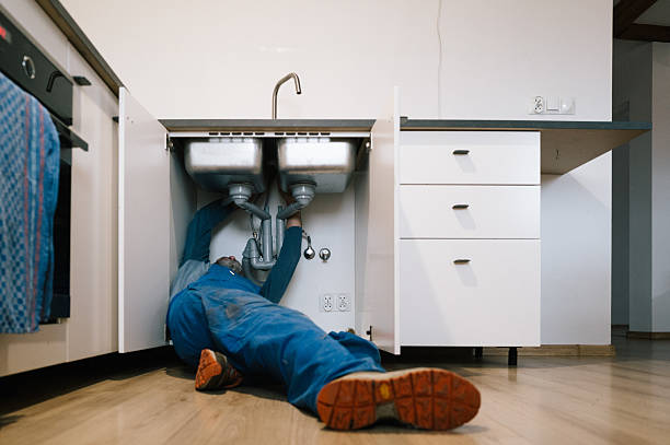 Professional Drain Cleaning technician working in Barnesville, PA
